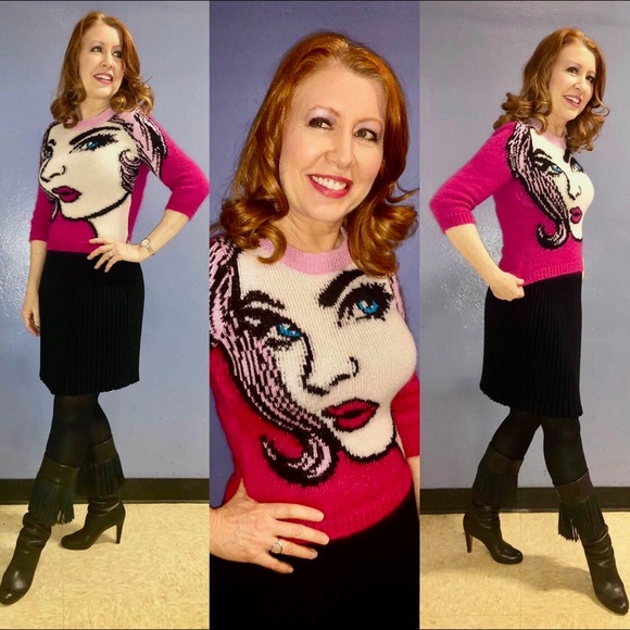 MOSCHINO couture designer sweater-STATEMENT PIECE - Picture 9 of 10